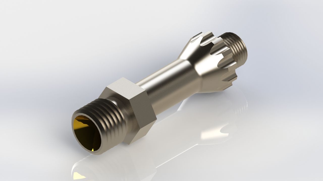 rear gun body gas tube - F4 Plasma System Parts