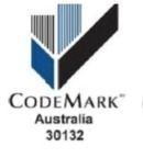 CodeMark Australia logo with black, blue, and gray geometric bars and text 30132
