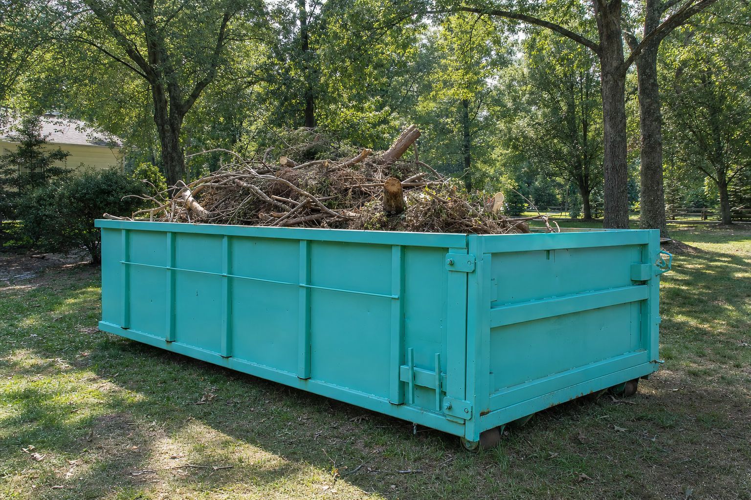 10 yard dumpster heavy yard waste Franklin Township NJ