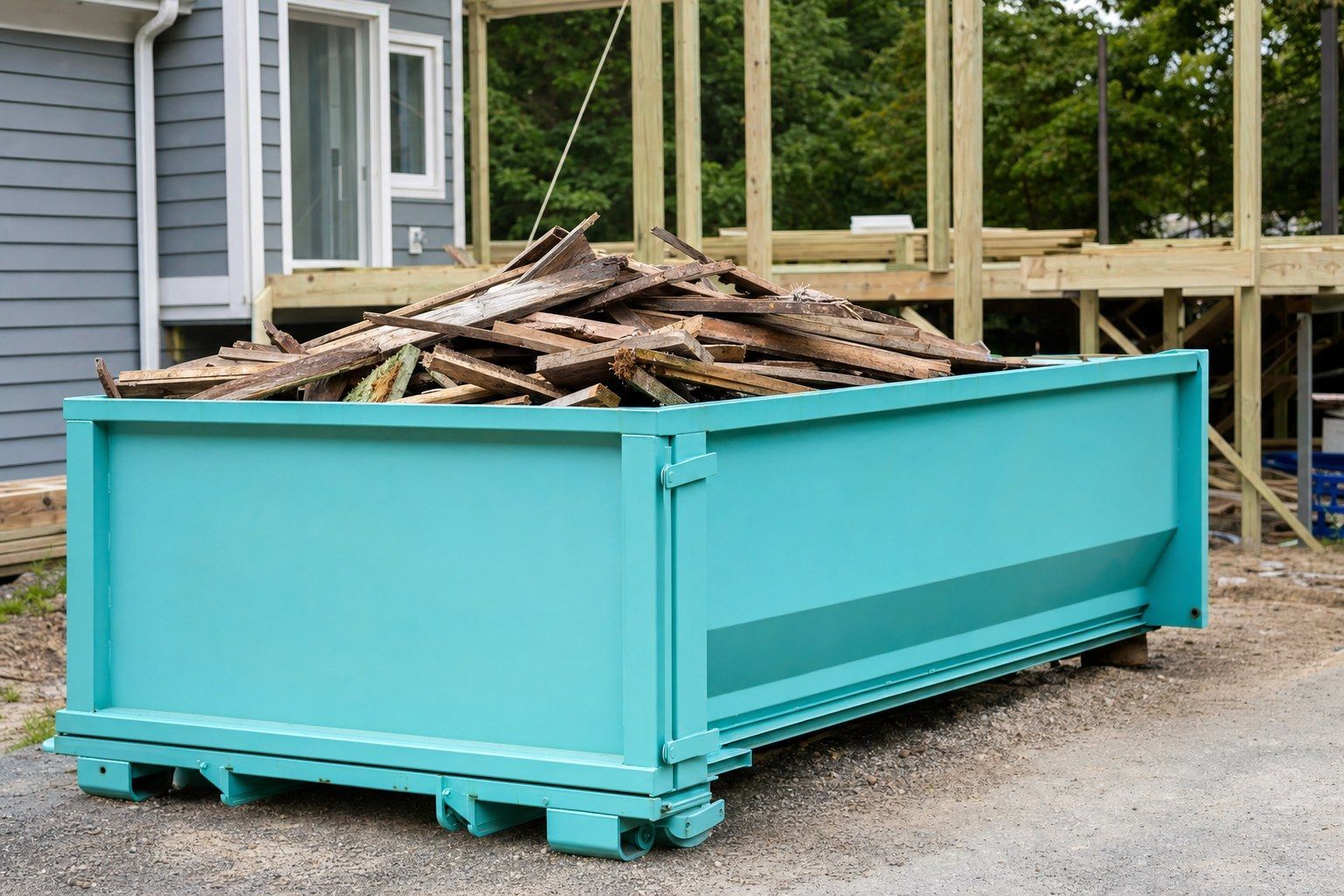 15 yard dumpster deck removal Franklin Township NJ