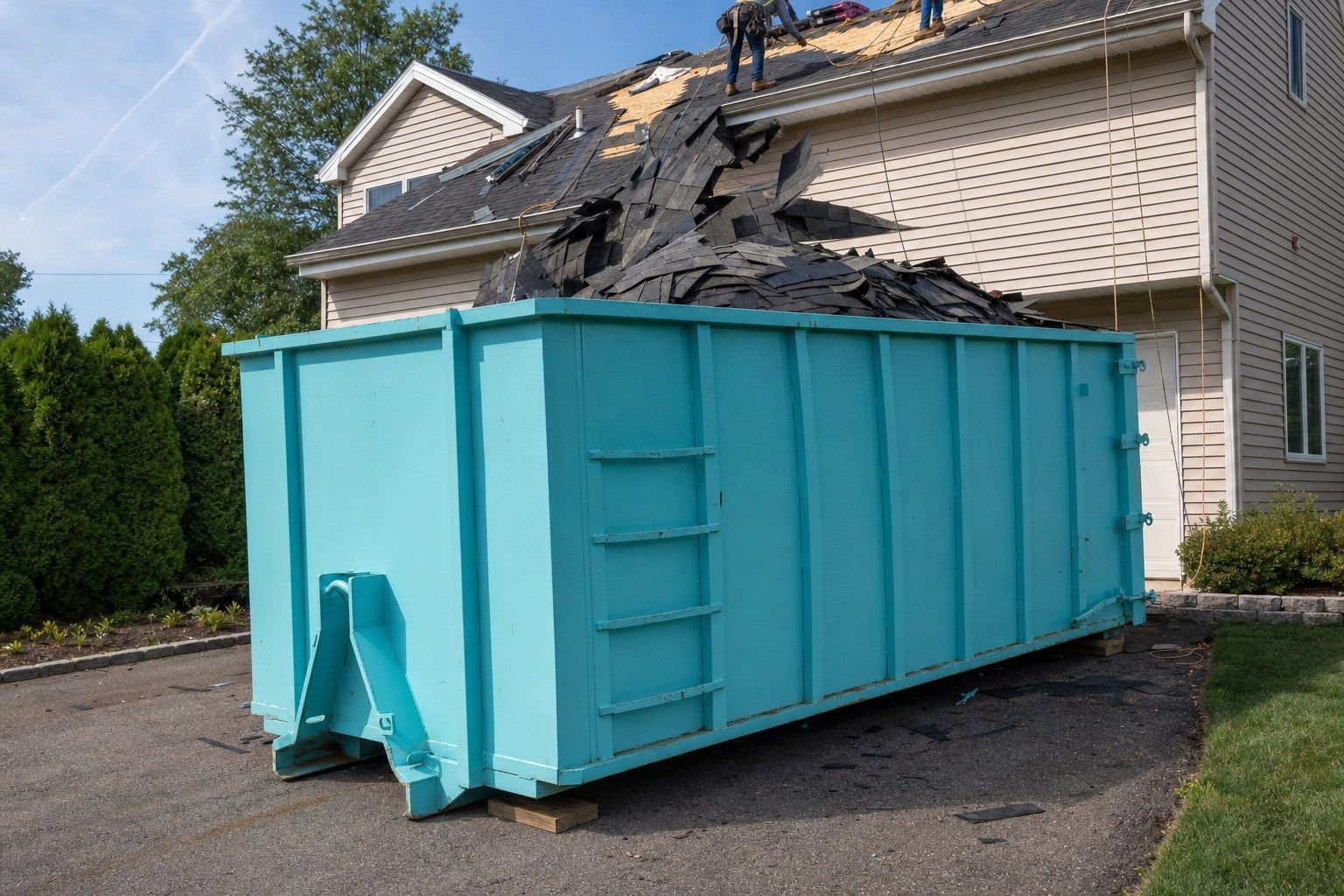 20 yard dumpster roofing tear off Franklin Township NJ