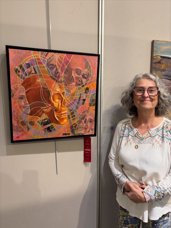 NRAA, award, painting, acrylic, portrait, New Rochelle Art Association