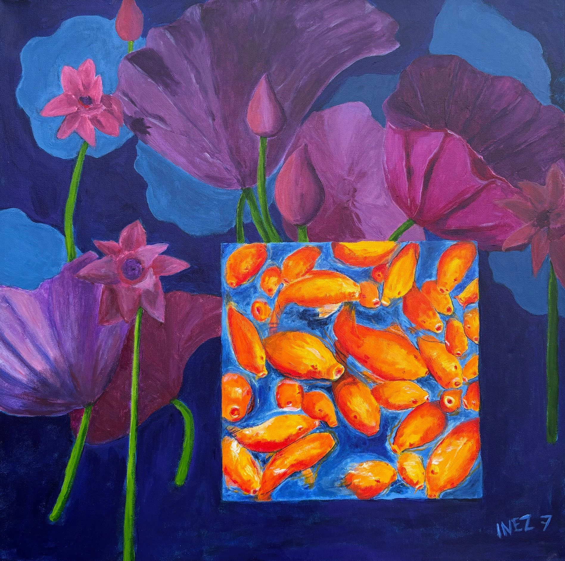 original abstract art by Inez7