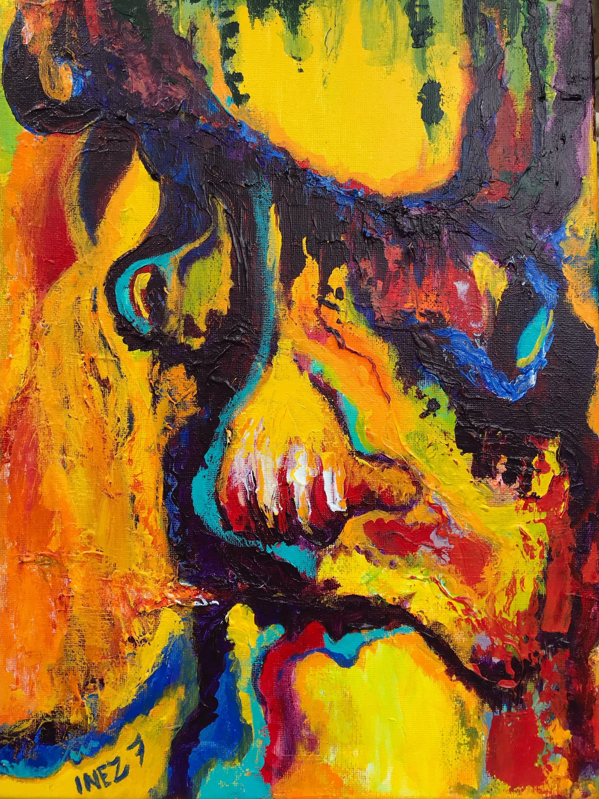 original art by Inez