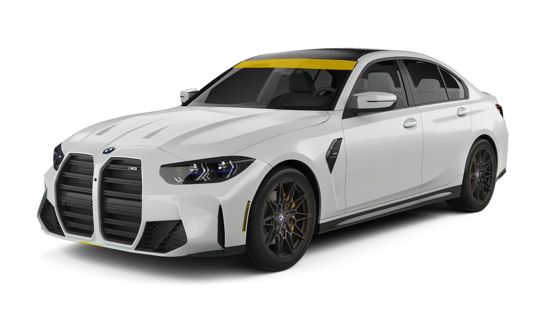 carbon-windshield-strip-tint-tesla-4door