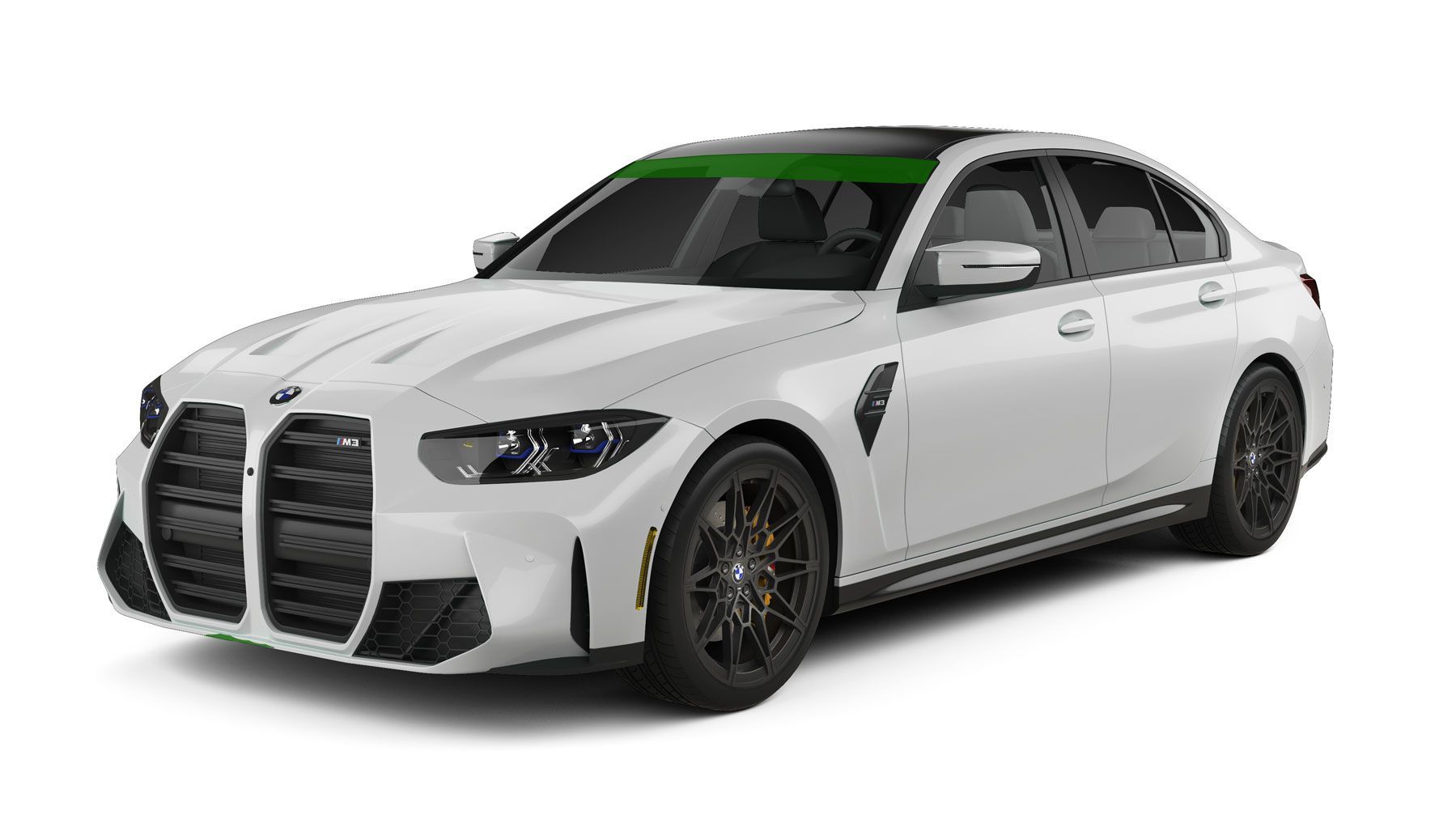 carbon-windshield-strip-tint-tesla-4door