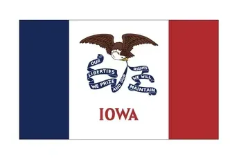 10' x 15' Iowa Flag