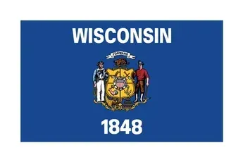 10' x 15' Wisconsin Flag