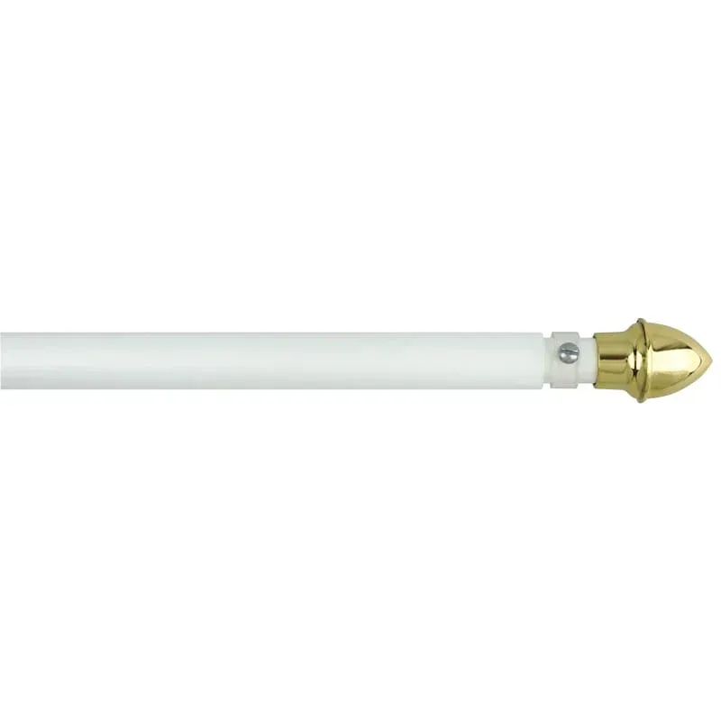 White Fiberglass Marching Band Poles