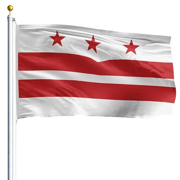 10' x 15' District of Columbia Flag - Nylon