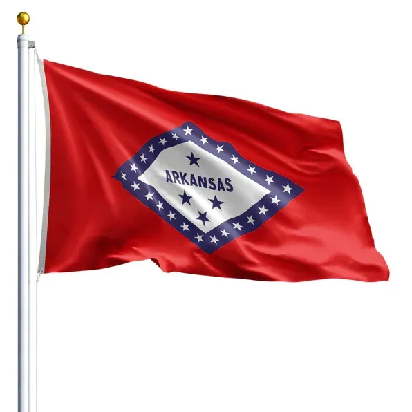 10' x 15' Arkansas Flag
