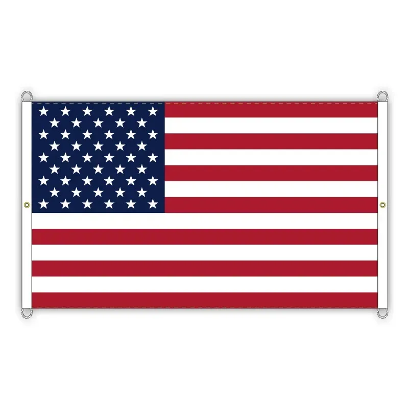 10' x 15' Wall Mount American Flag