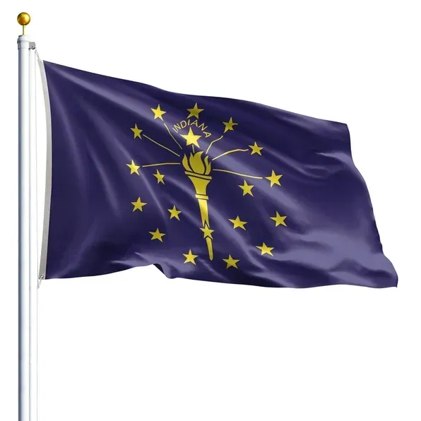 10' x 15' Indiana Flag