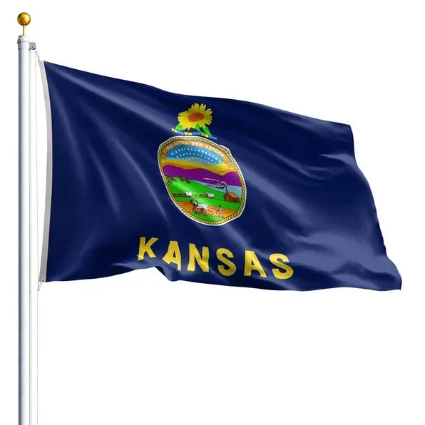 10' x 15' Kansas Flag