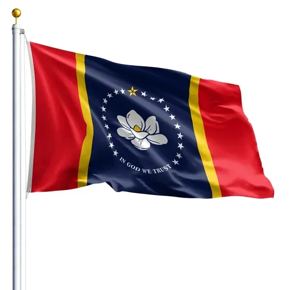 10' x 15' Mississippi Flag
