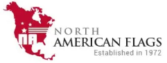 North American Flags logo with red map of North America and “Established in 1972” text