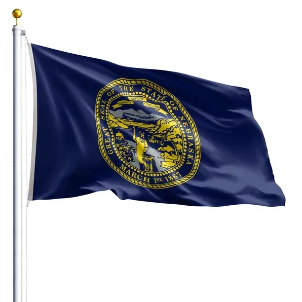 10' x 15' Nebraska Flag