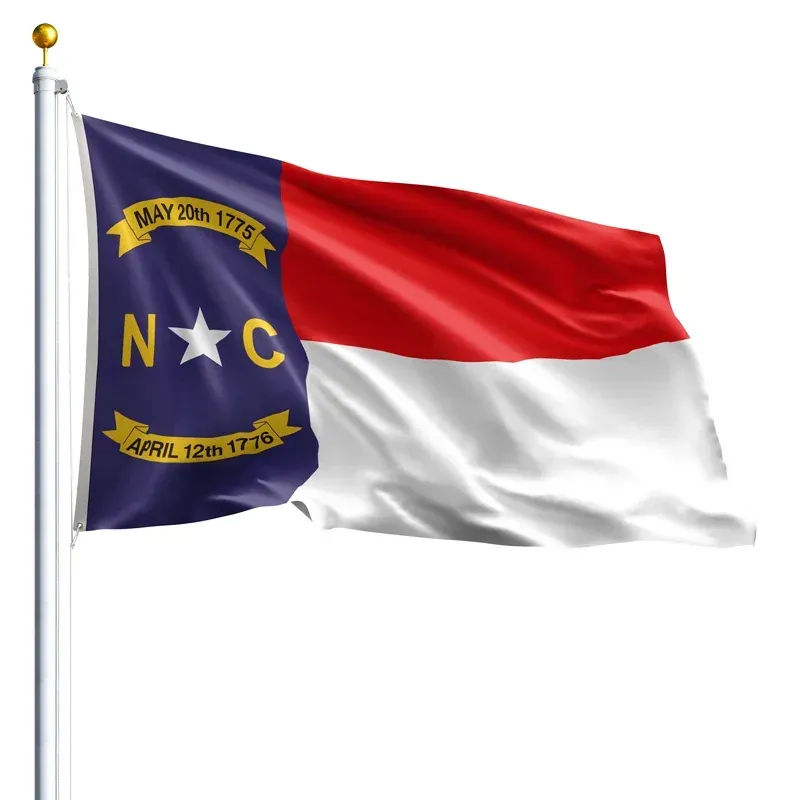 10' x 15' North Carolina Flag