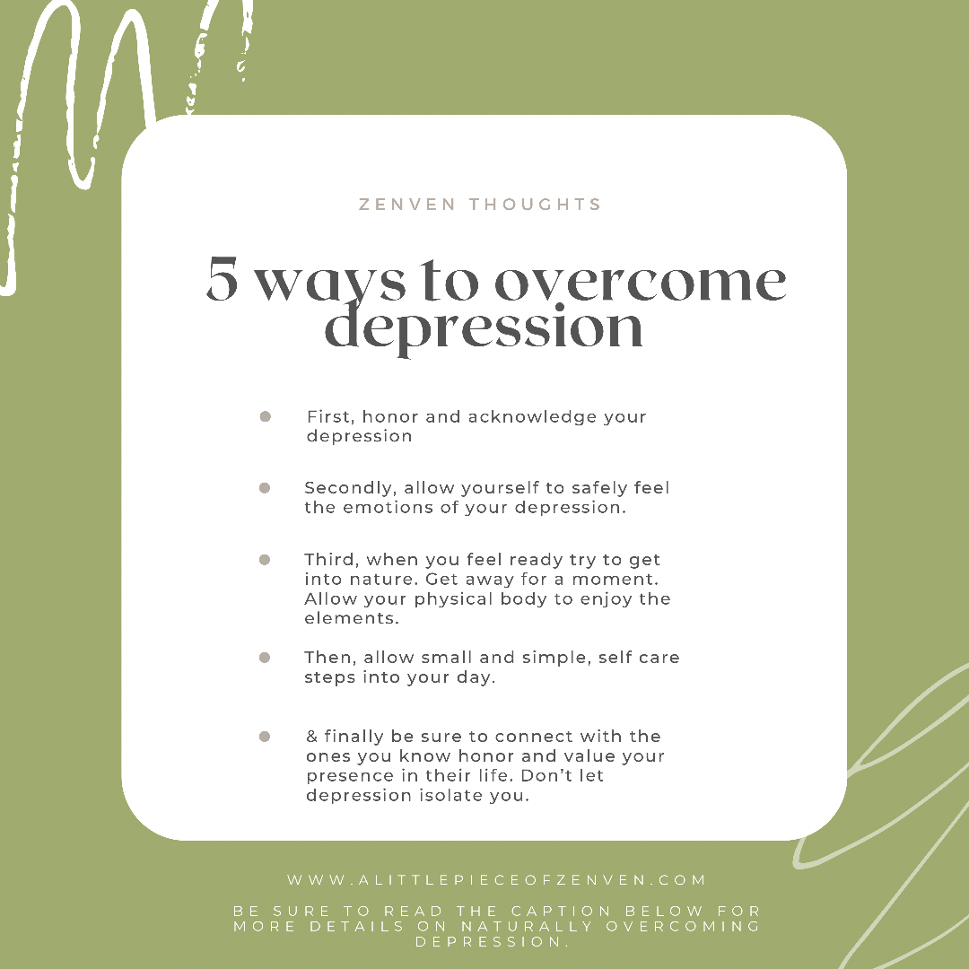 Depression... Can you cure it naturally?