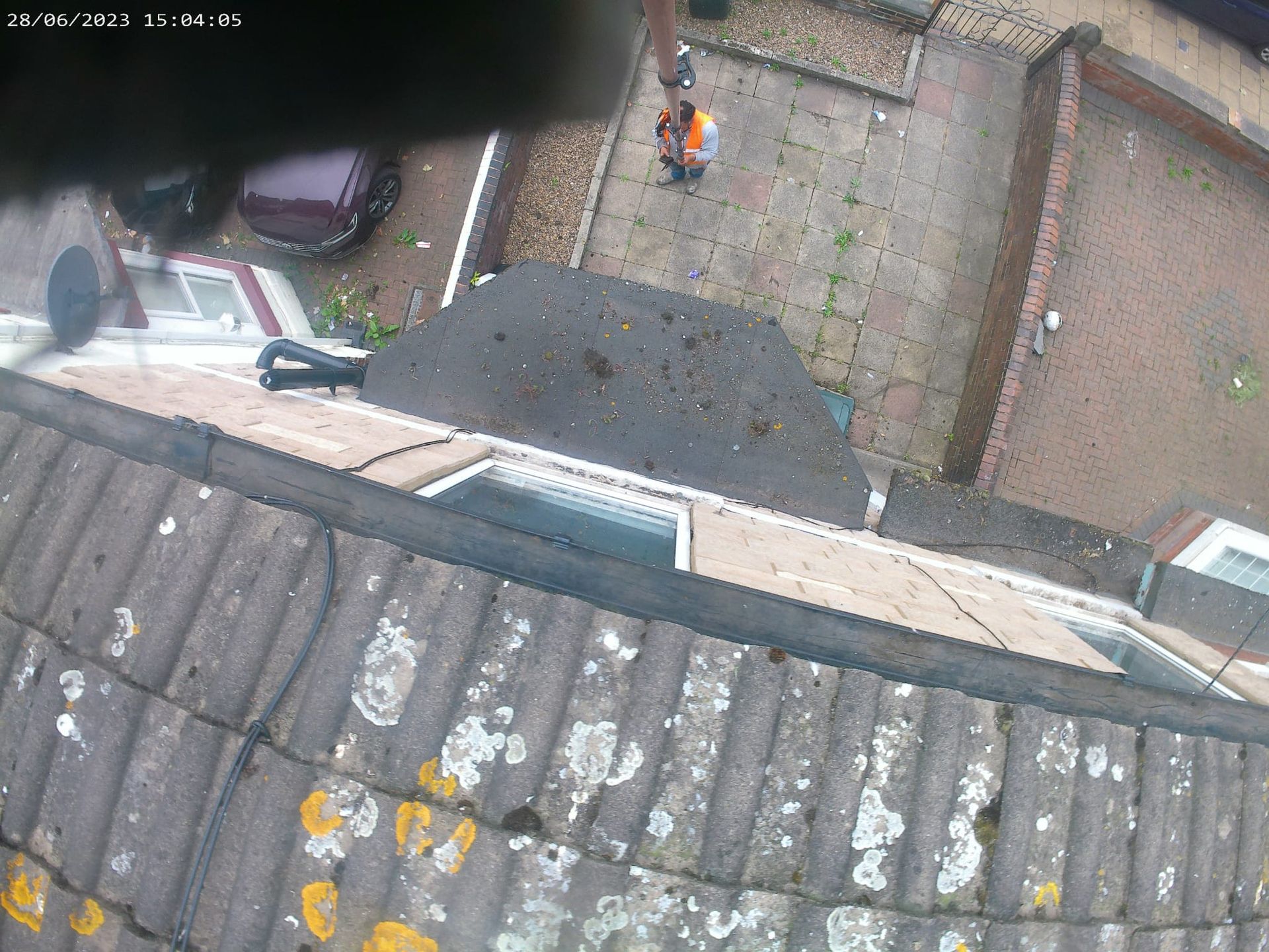 cleared gutter