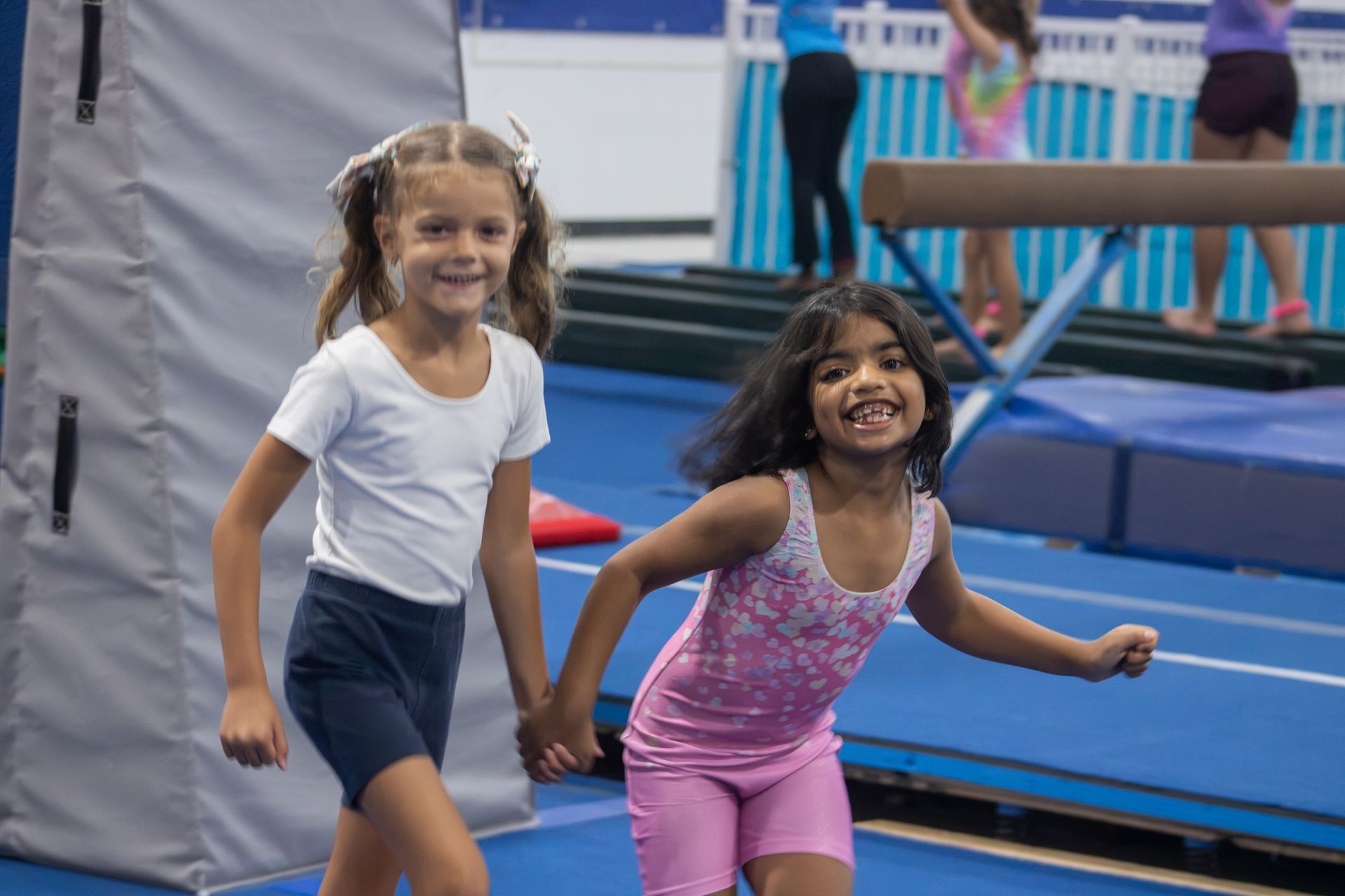 Preschool gymnasts at HPGA