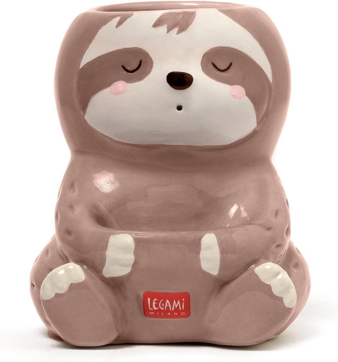 Legami desk friend pot pen holder sloth
