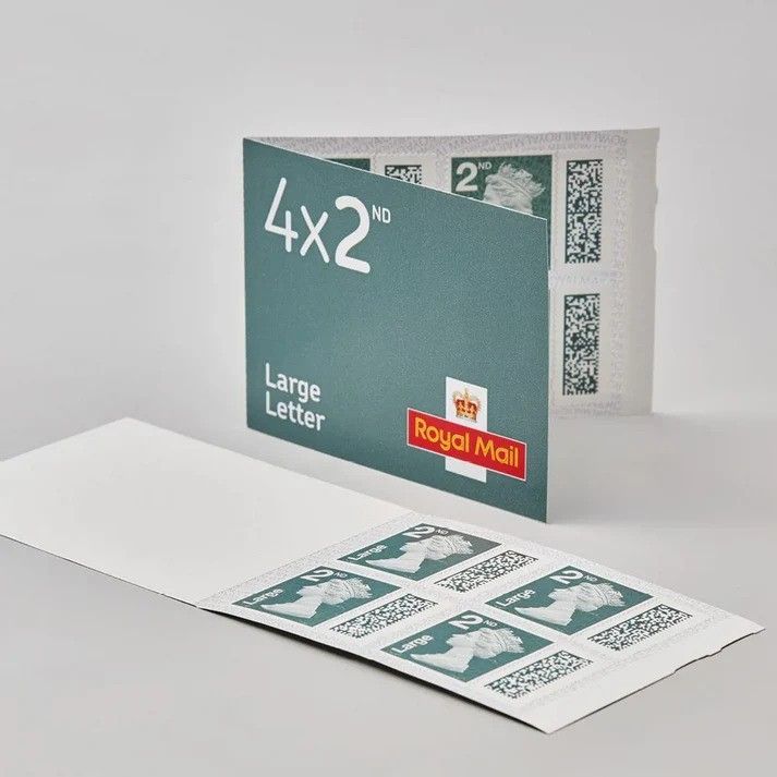 Stamps 2nd class large 4 pack