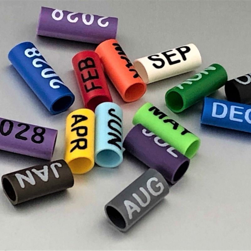 Printed date markers by Identimark