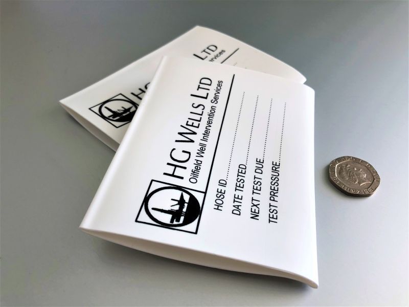 Identimark printed heatshrink cable labels