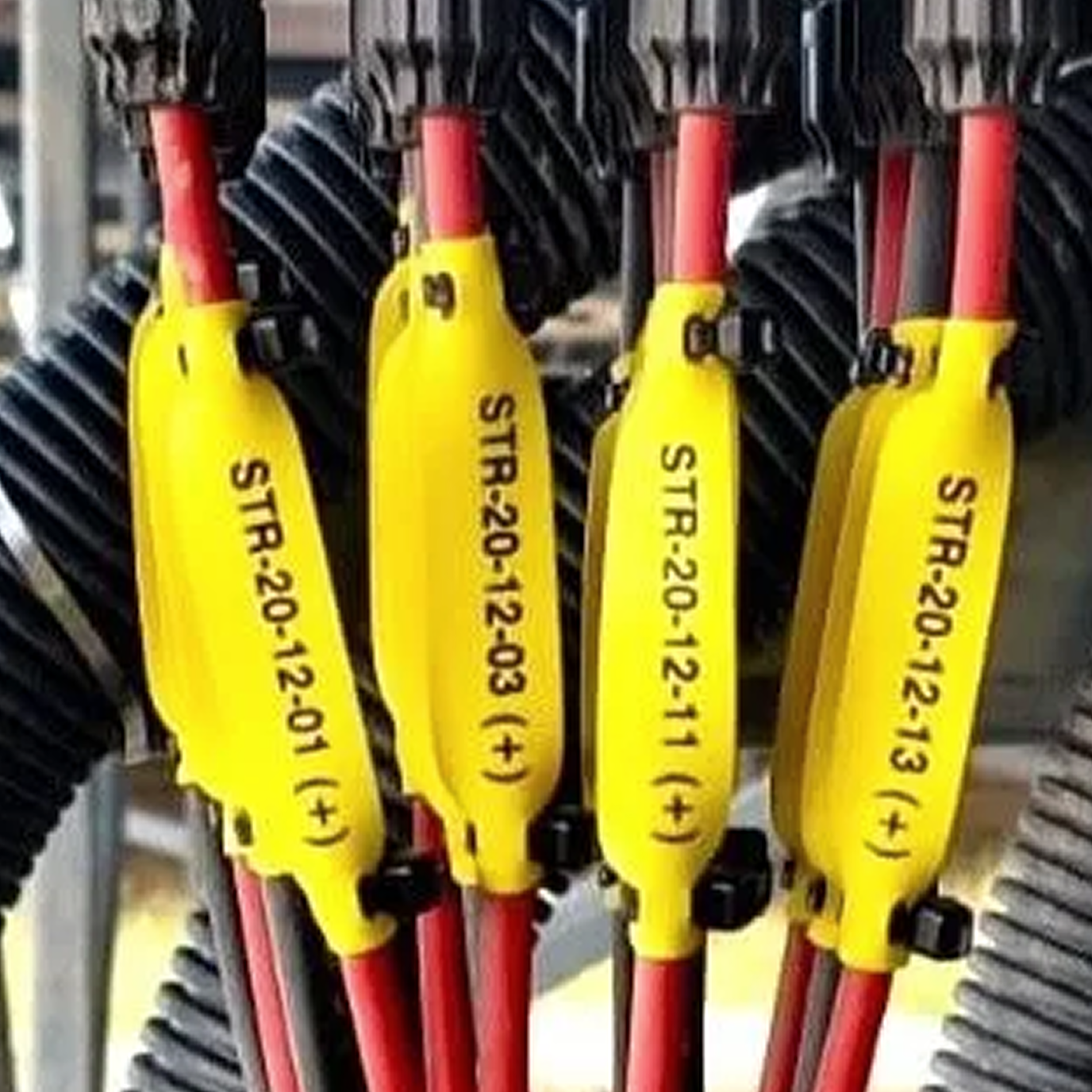 solar pv tie on tag labels