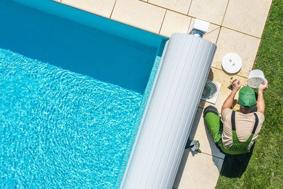 Outdoor Backyard Garden Swimming Pool Maintenance
