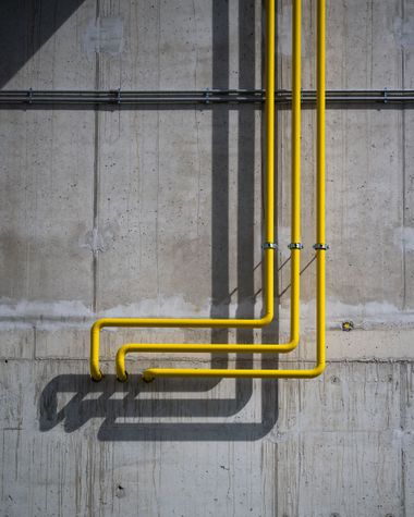 Commercial plumbing and mechanical installation