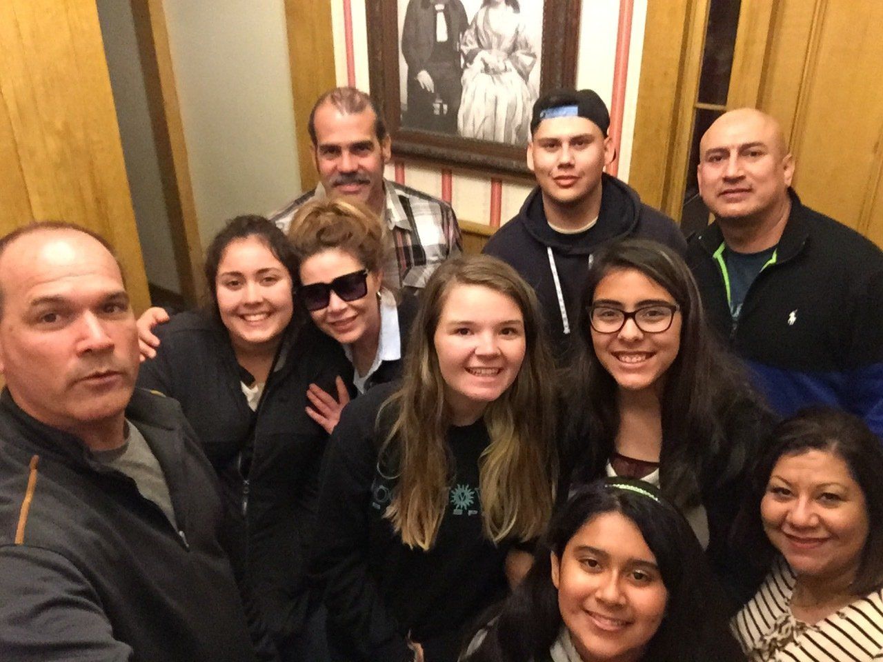 ghost tour guests