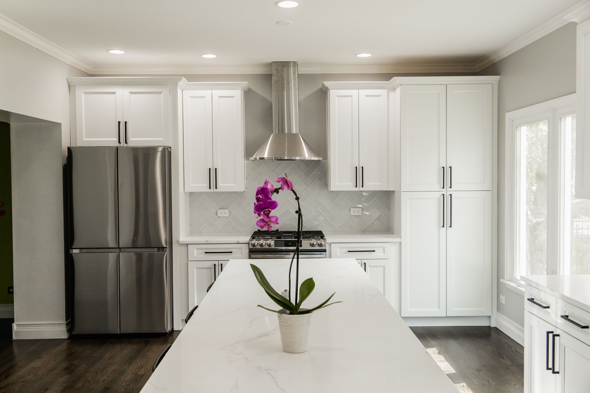 Flower on Countertop