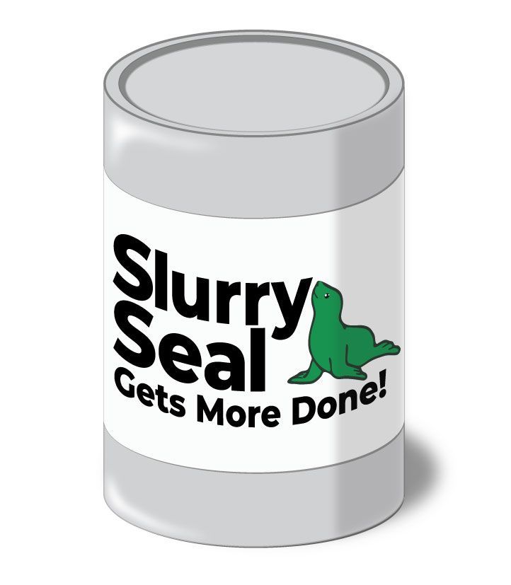a hypothetical can of slurry seal