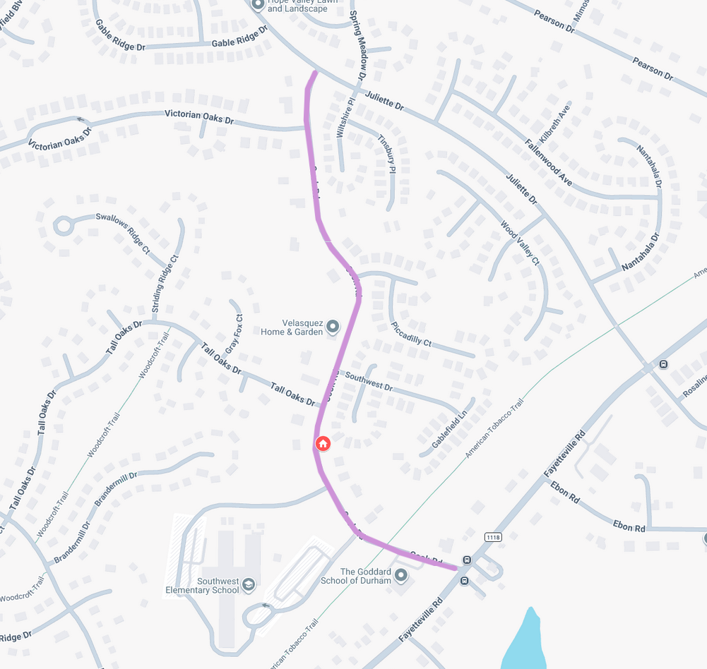 Cook Road map