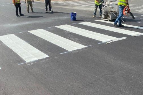 Crosswalk marking