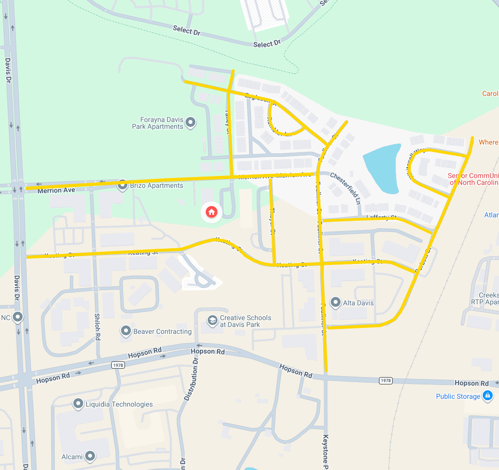Davis Park map