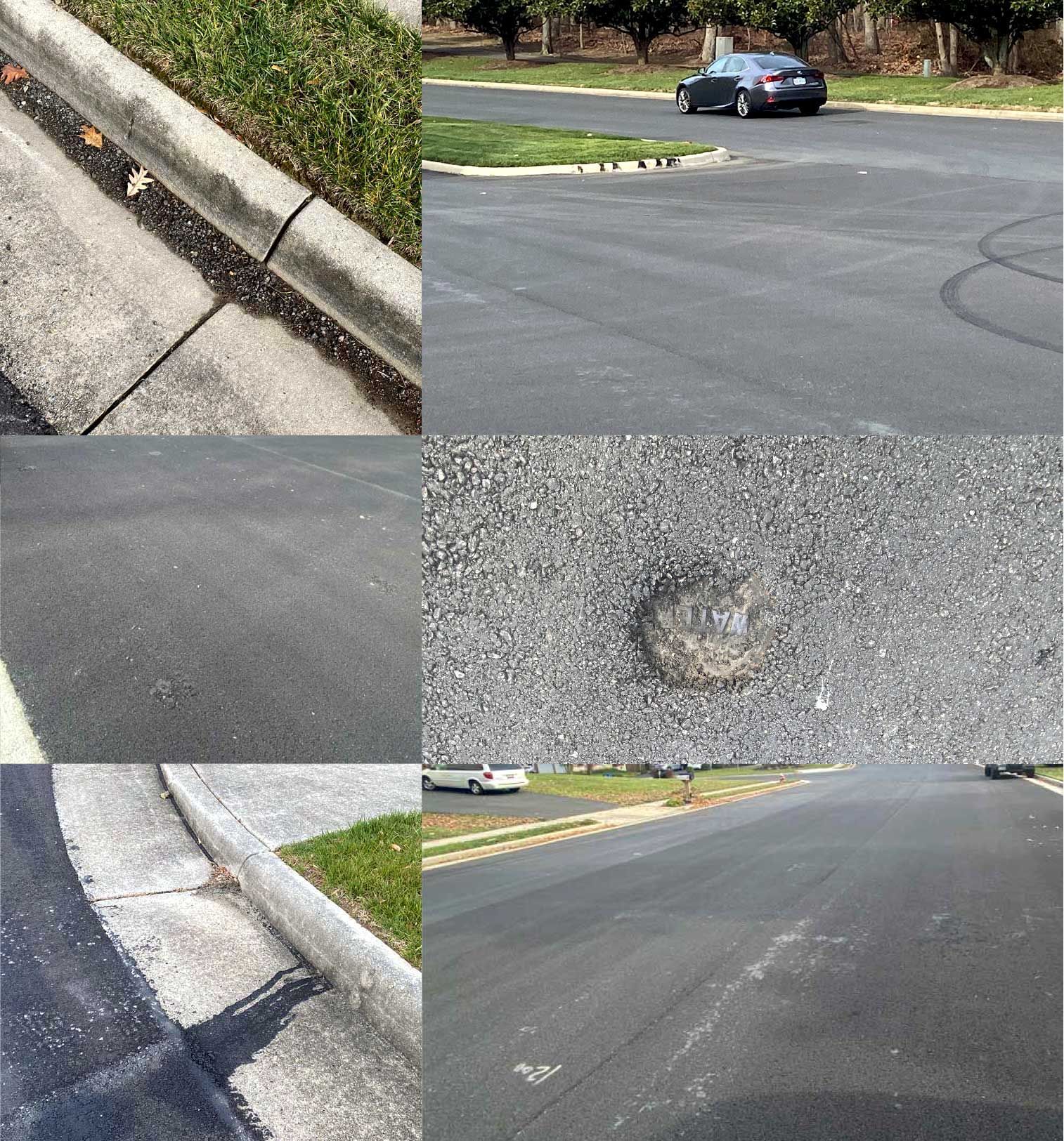 multiple anomolies associated with slurry seal present on plant mix paving projects
