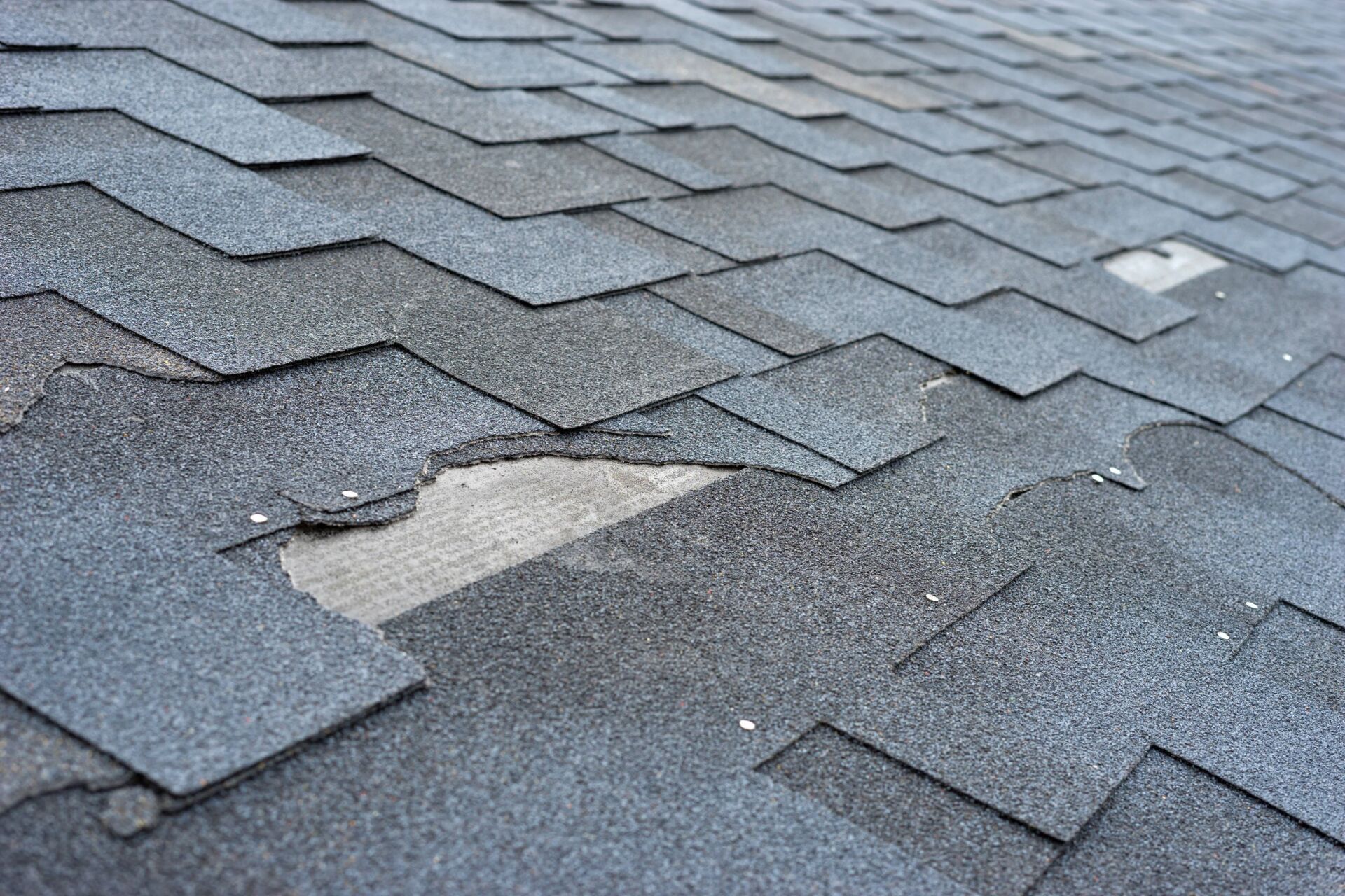 broken shingles