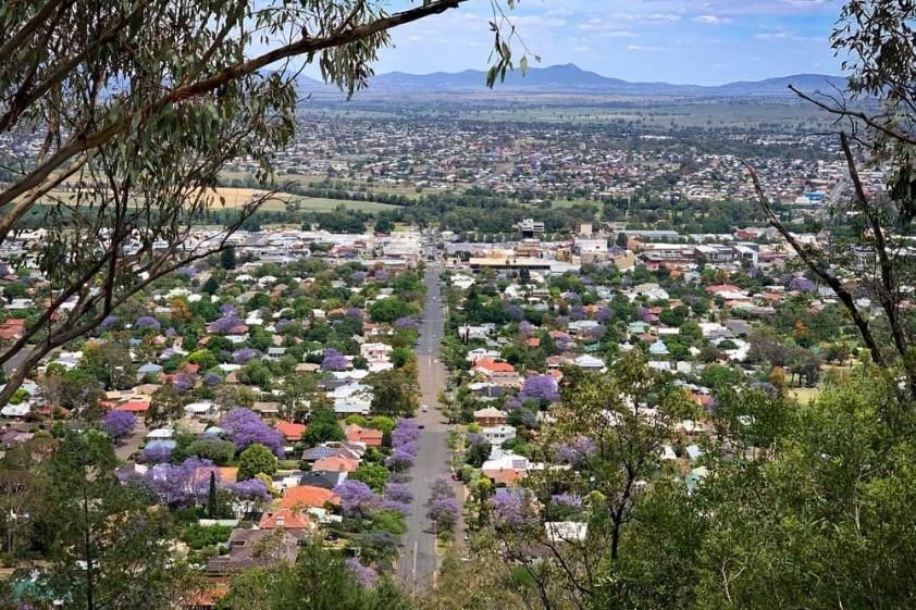 Panoramic View of Tamworth — Stitch 2340 In Tamworth, NSW Panoramic View of Tamworth — Stitch 2340 In Tamworth, NSW