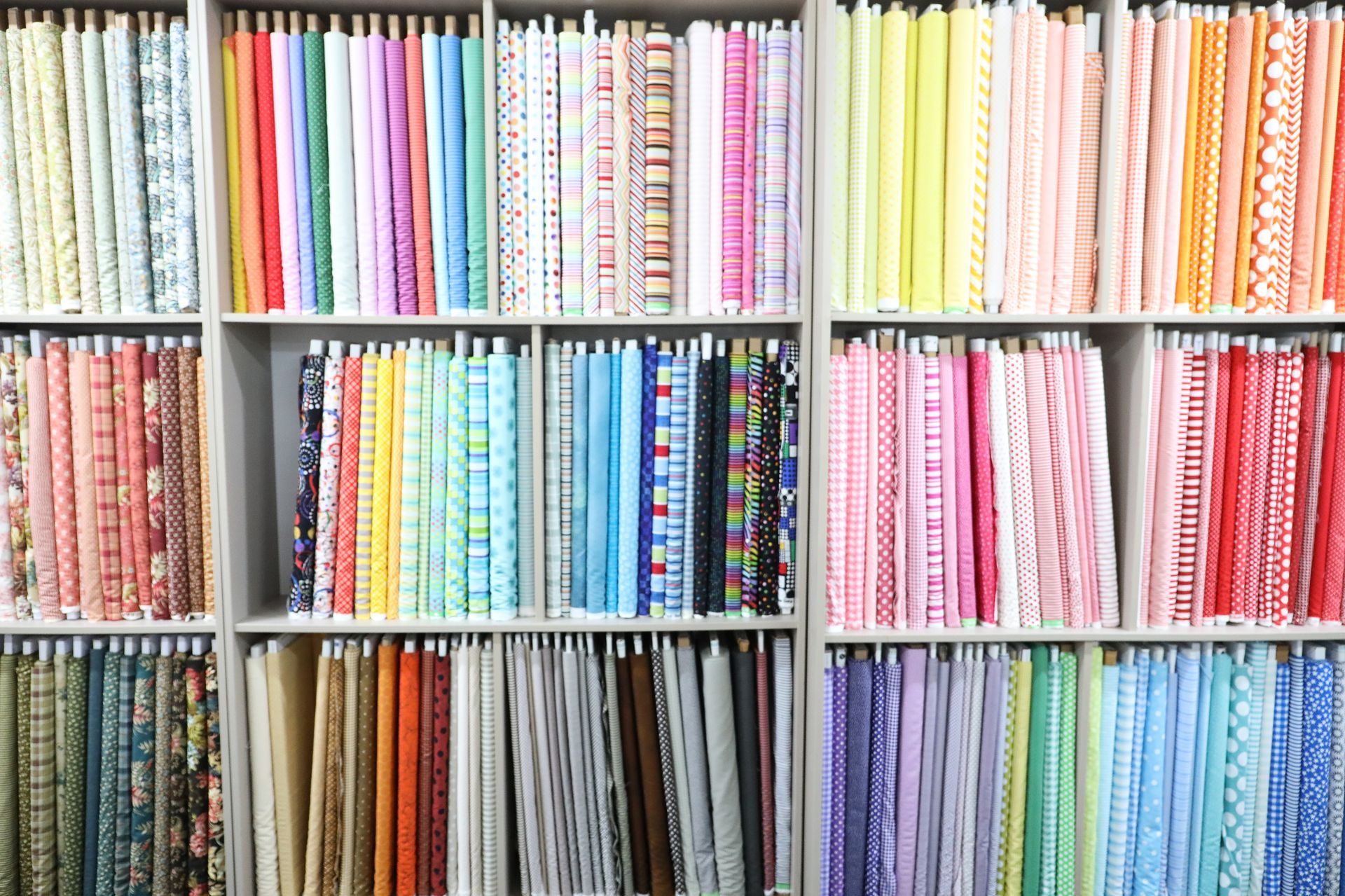 A Store Filled With Lots of Different Types of Fabrics — Stitch 2340 In Manilla, NSW