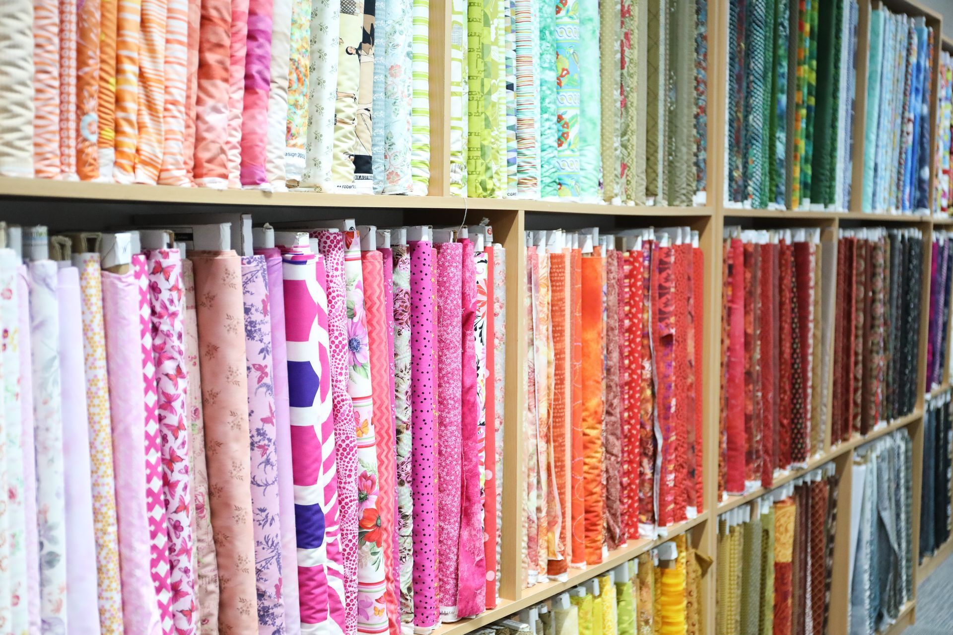 There Are Many Different Types of Fabrics on Display in This Store — Stitch 2340 In Manilla, NSW