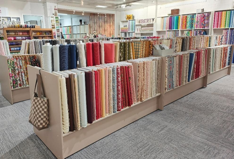 There Are Many Different Types of Fabrics on Display in This Store — Stitch 2340 In Taree, NSW