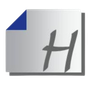 A piece of paper with the letter h on it.