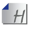 A piece of paper with the letter h on it.
