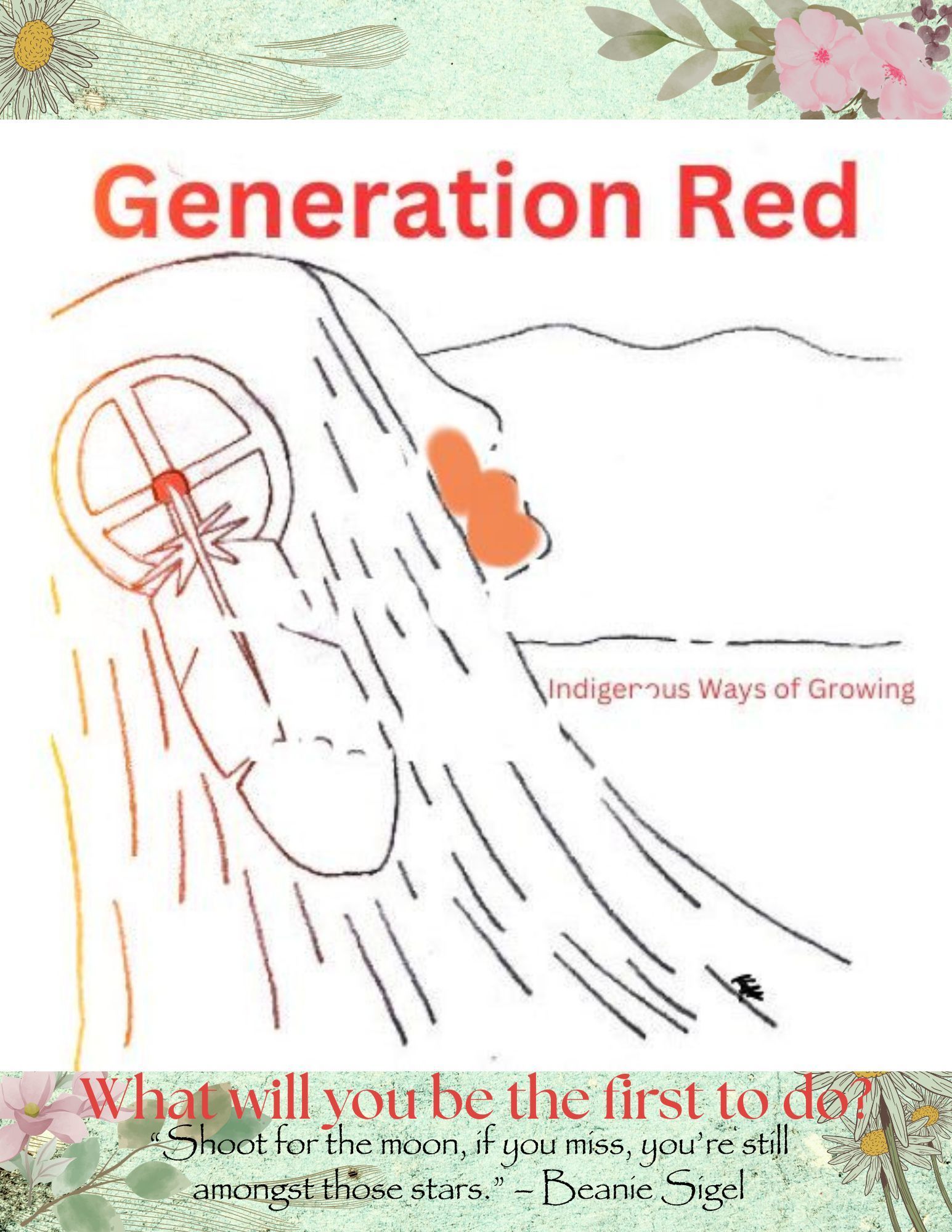 Generation Red Poster - Floral