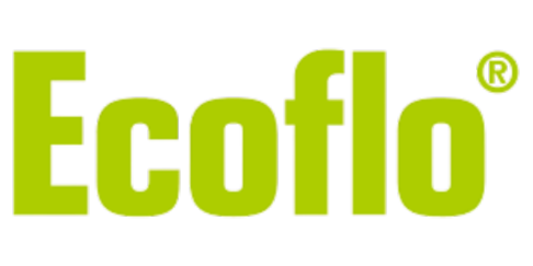 Ecoflo logo in green with the registered trademark symbol.
