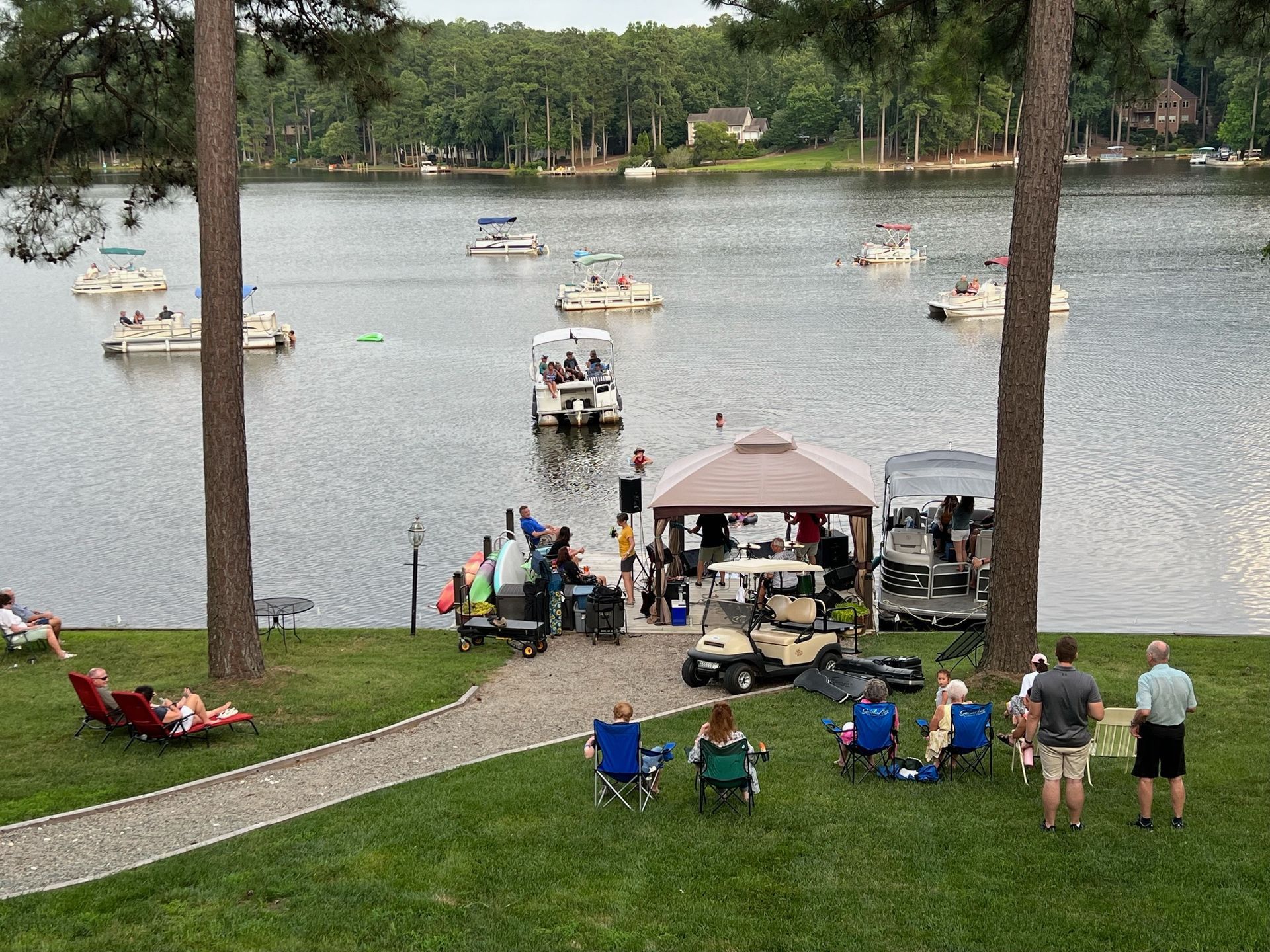 party on the Lake