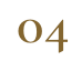 Black serif “04” on a white background, split by a thin vertical line
